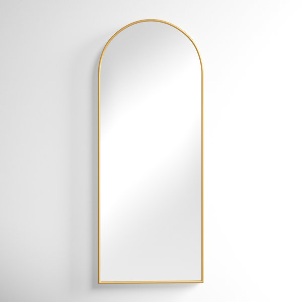 Joss & Main Nadia Arched Metal Modern Floor Mirror & Reviews Wayfair